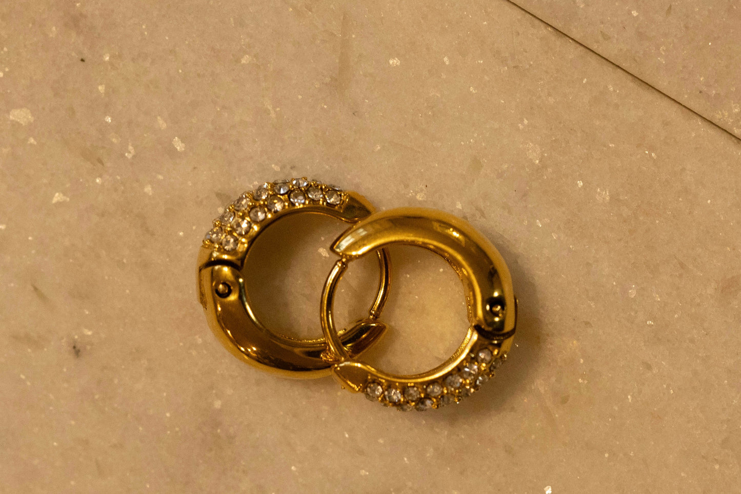 Evelyn || CZ Pave Huggies