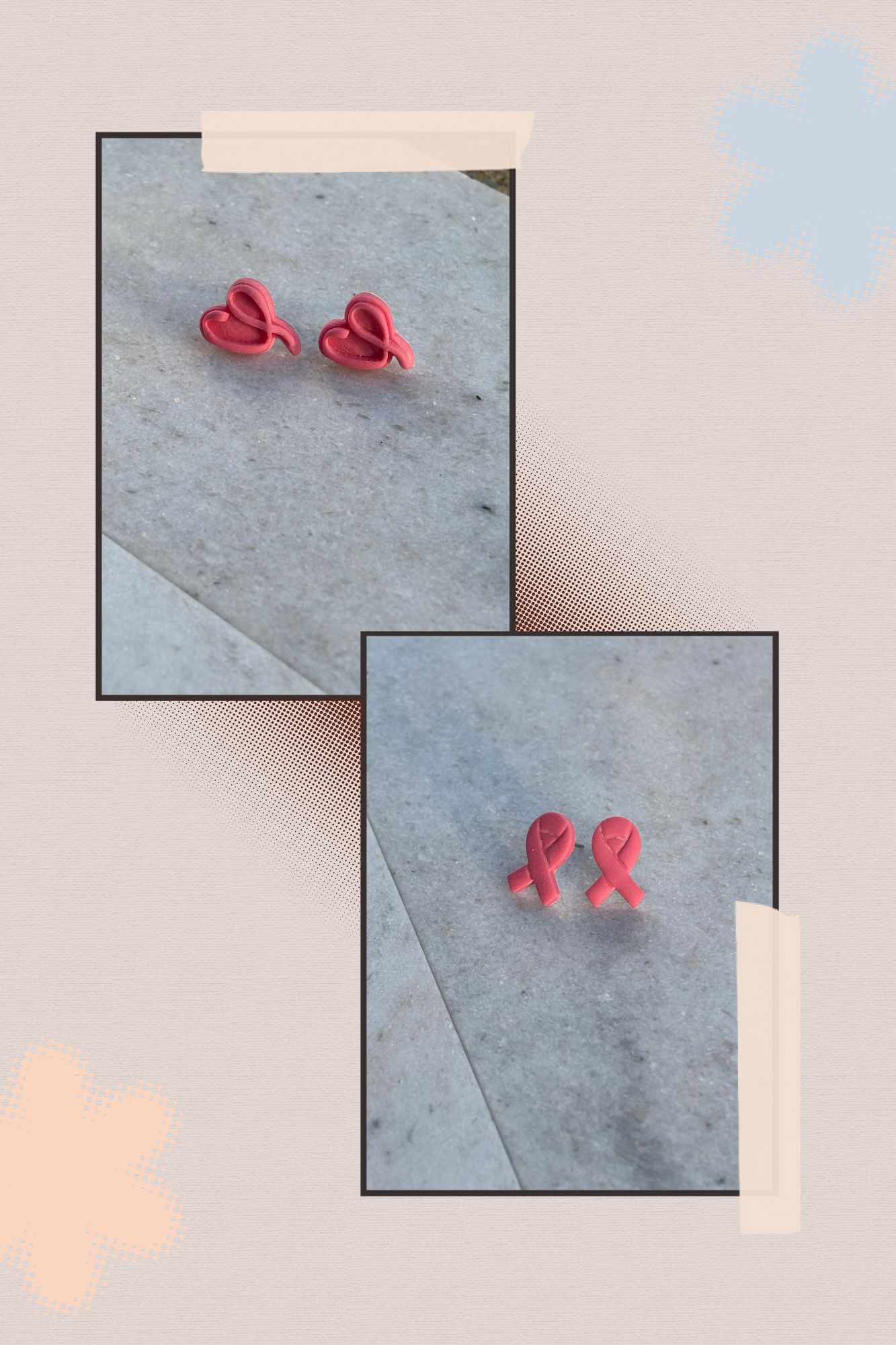 Pink Breast Cancer Awareness Stud Pack