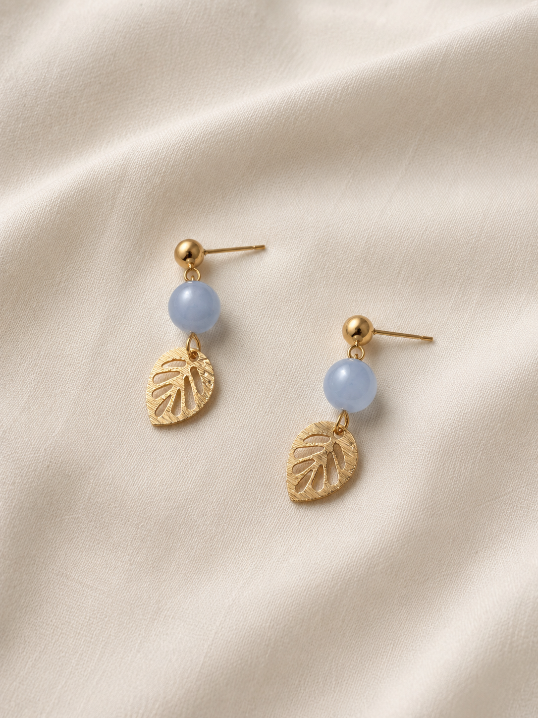 Aquamarine Palm Dangles