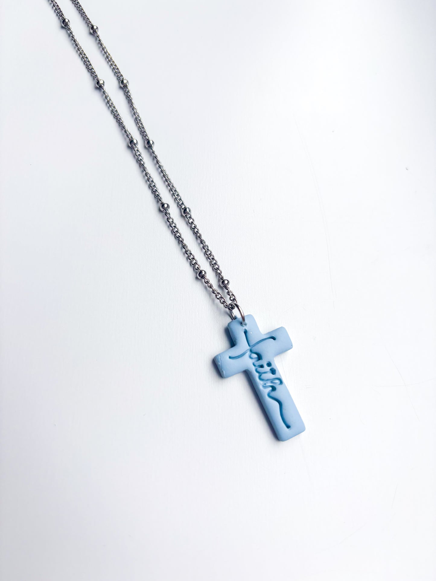 Blue Faith Necklace