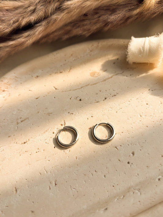 Classic Silver Hoop
