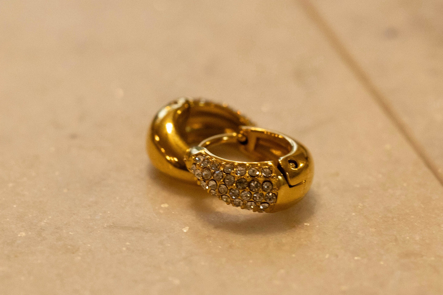 Evelyn || CZ Pave Huggies