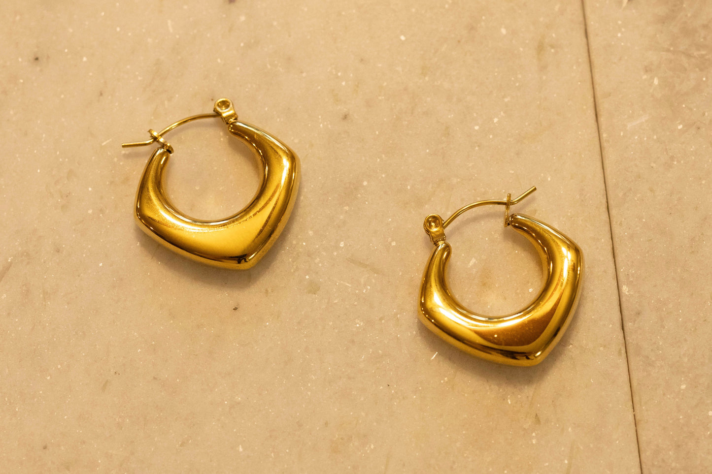 Embrace || Gold Hoops