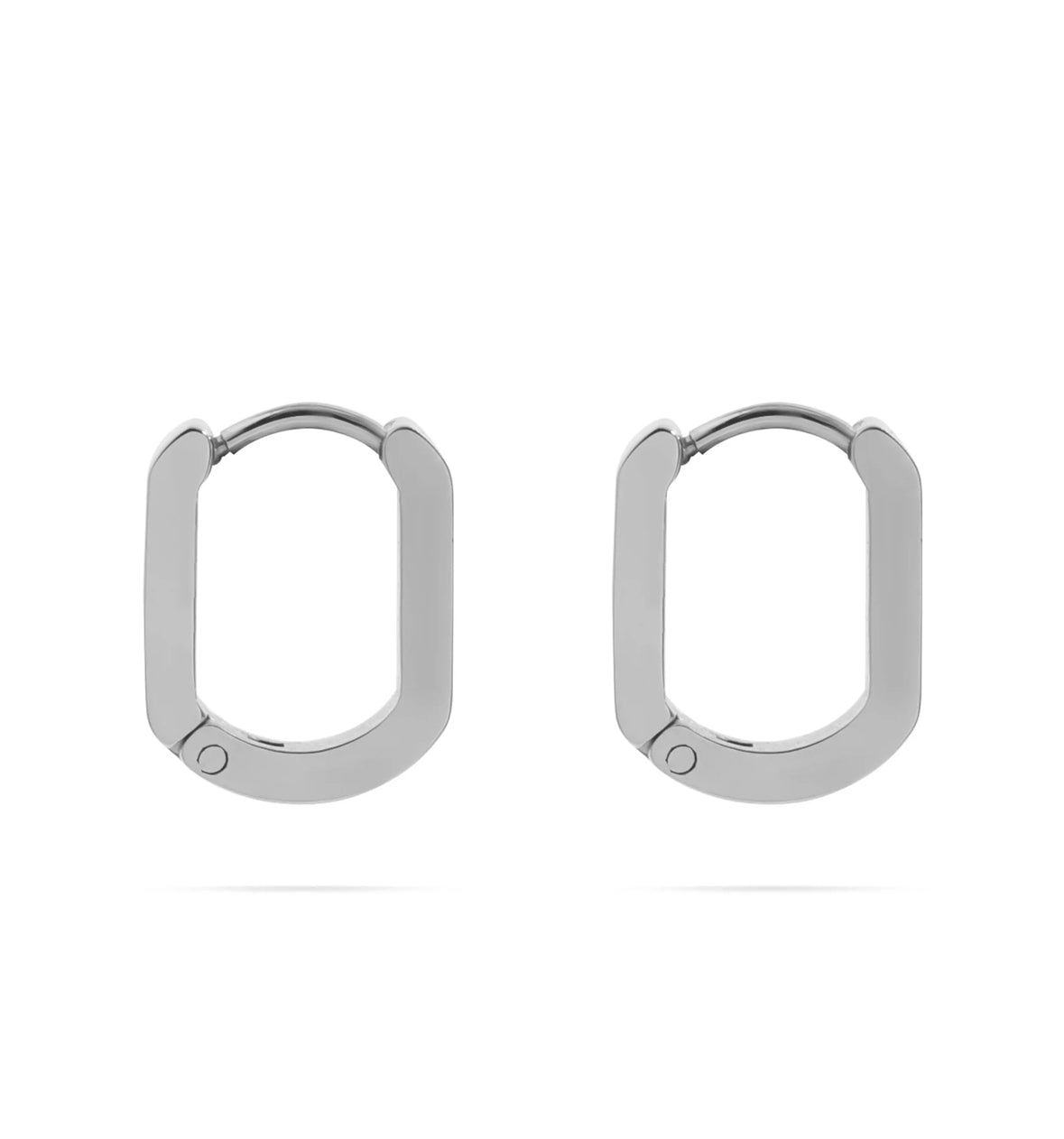 Timeless Oval Hoops