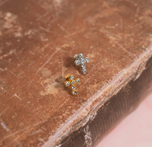 “Even If” Daniel 3:18 Cross Earrings