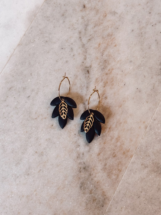 Spice hoops -Black