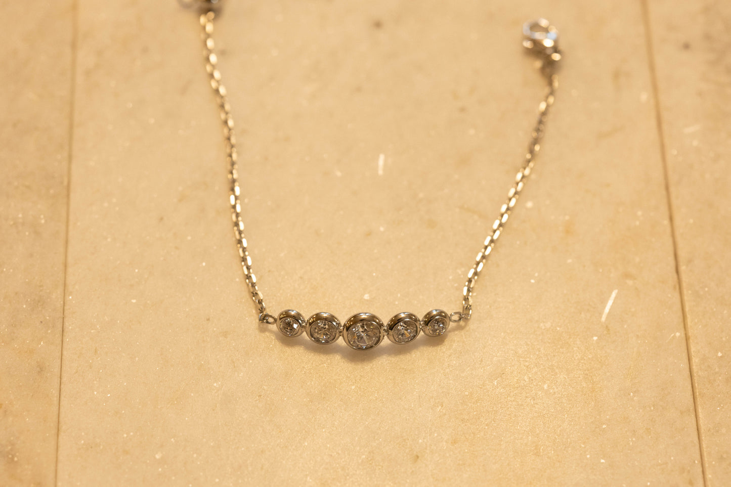 Macy || Silver Cz Bracelet