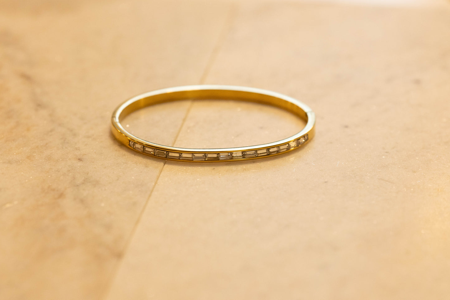 Jessie || Hinge Bangle Bracelet