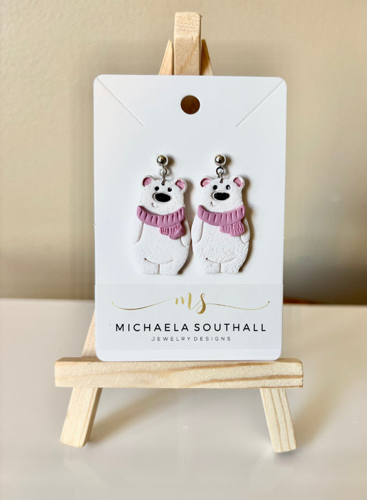 Polar Bear Earrings Preorder!