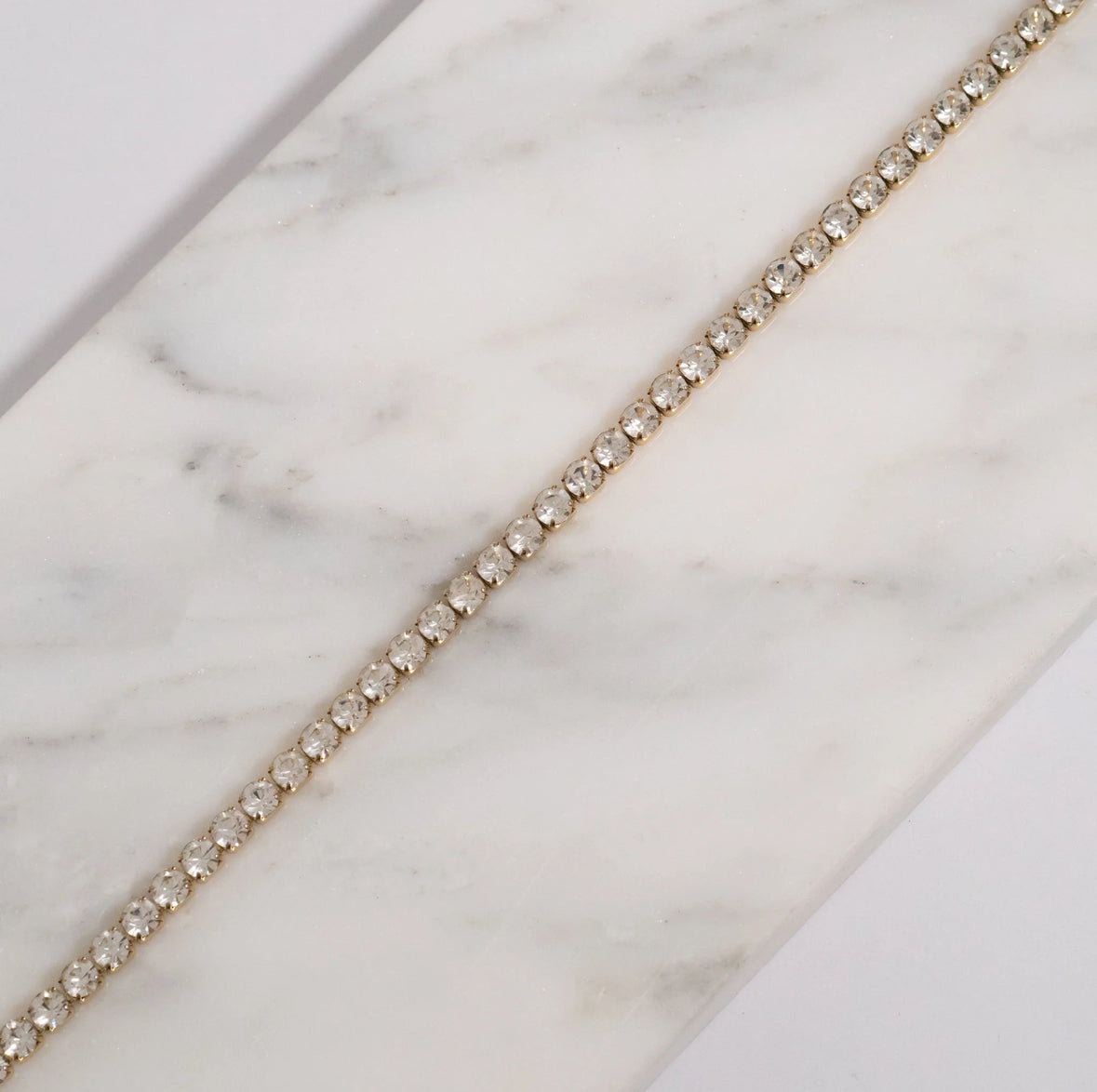 Gold Tennis Bracelet