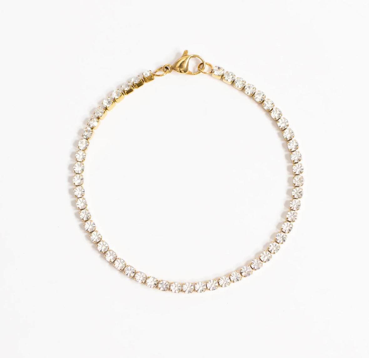 Gold Tennis Bracelet
