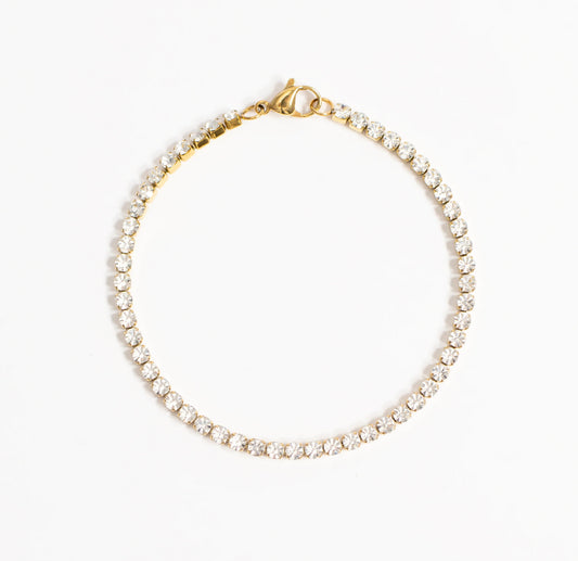 Gold Tennis Bracelet