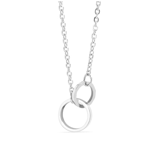 Silver Intertwined Necklace