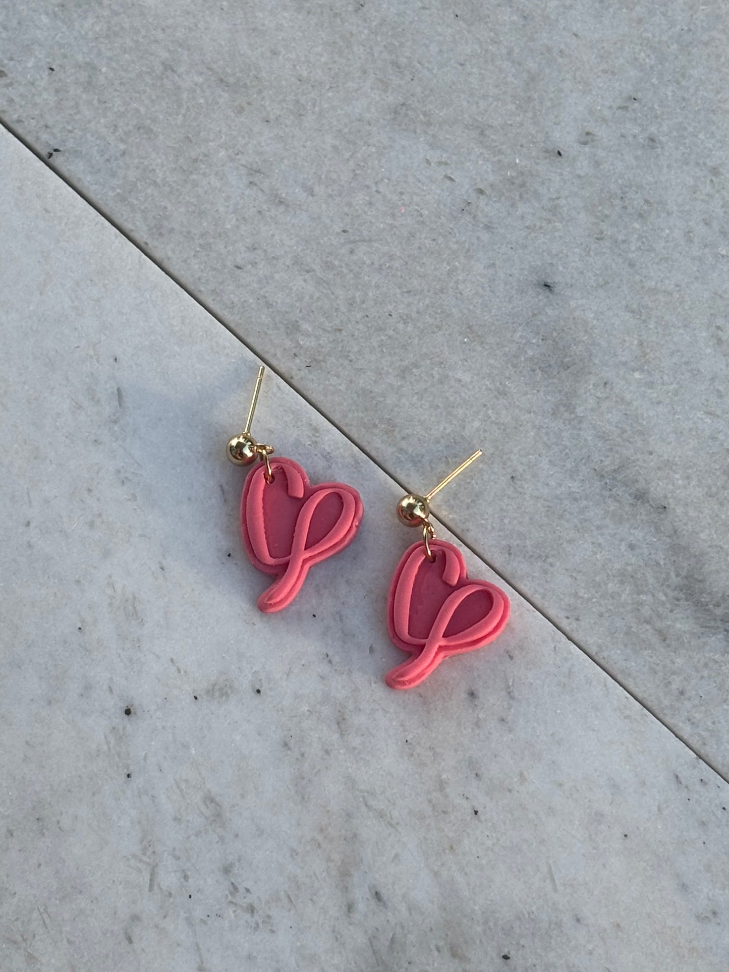 Pink Breast Cancer Awareness Ribbon Heart