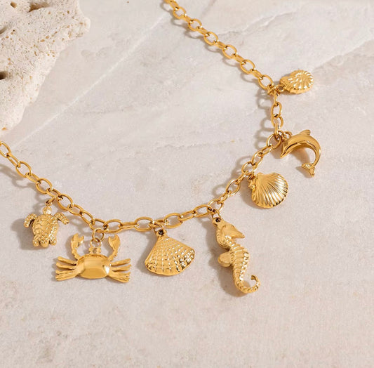 Down By The Bay || 18in Necklace