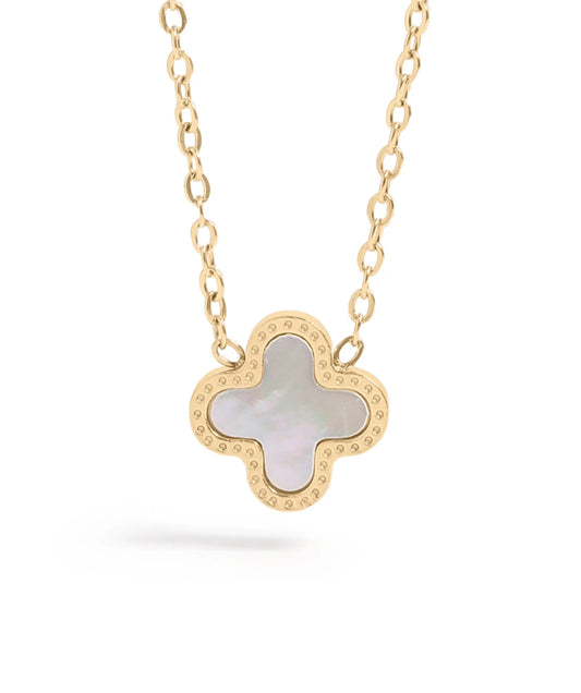Clover & Shine Necklace (White)