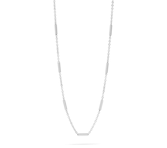 Silver Satellite Chain Necklace