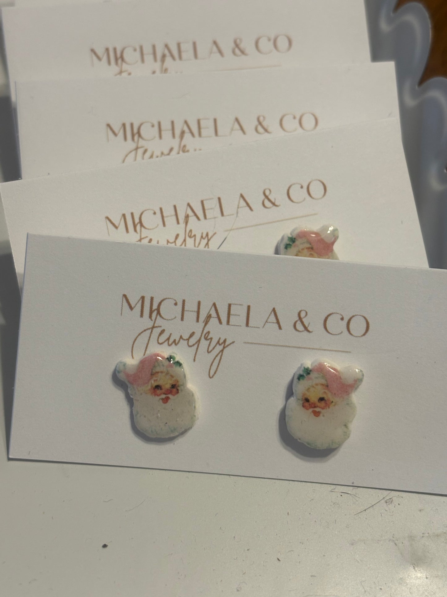 Kin’s Frosted Daydreams Inventory -Vintage Santa studs