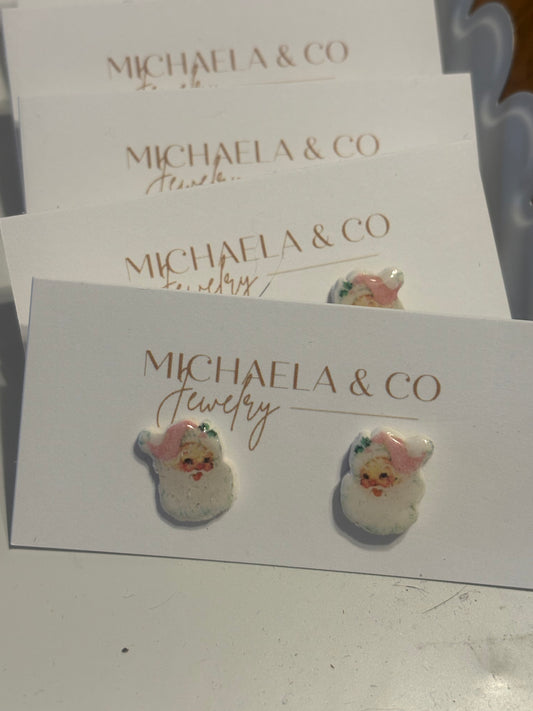 Kin’s Frosted Daydreams Inventory -Vintage Santa studs
