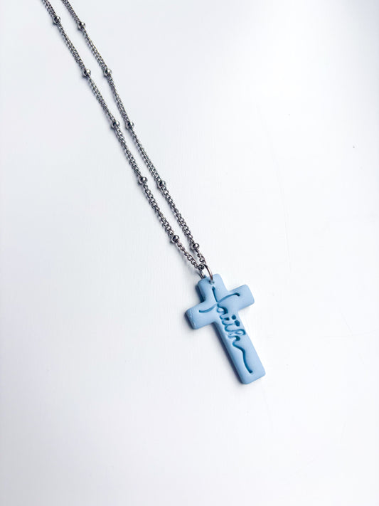 Blue Faith Necklace